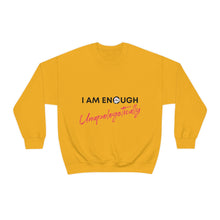 Load image into Gallery viewer, I AM ENOUGH- Unisex Crewneck Sweatshirt