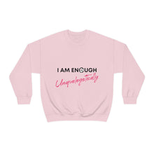 Load image into Gallery viewer, I AM ENOUGH- Unisex Crewneck Sweatshirt