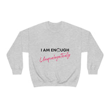 Load image into Gallery viewer, I AM ENOUGH- Unisex Crewneck Sweatshirt