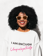 Load image into Gallery viewer, I AM ENOUGH- Unisex Crewneck Sweatshirt